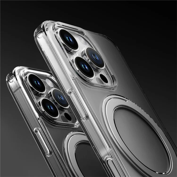 Rock Para Iphone 16 Pro Max Kickstand Case Compatível Com MagSafe TPU+PC Topa Traseira