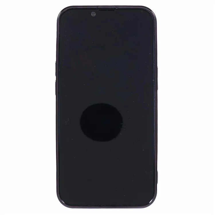 Capa para iPhone 15 3D Bling Stars Electroplating TPU Clear Phone Case - Preto