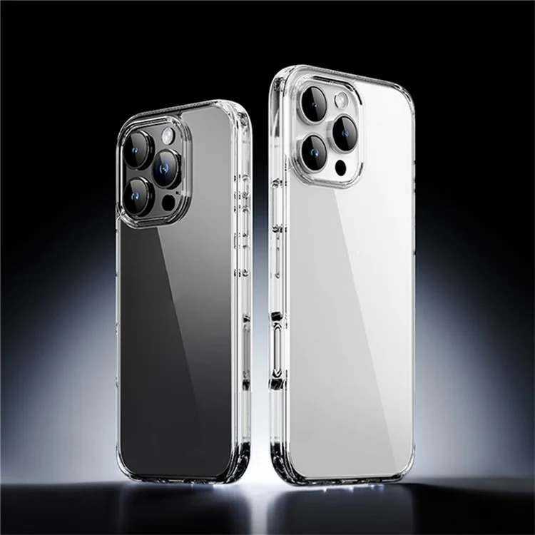 ROCK For iPhone 16 Pro Clear Phone Case PC+TPU Anti-Drop Phone Cover