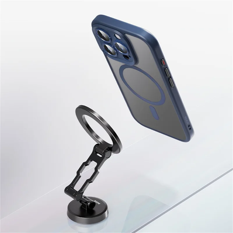 ROCK For iPhone 16 Pro Magnetic Case Compatible with MagSafe Skin-Touch PC+TPU Phone Cover - Grey