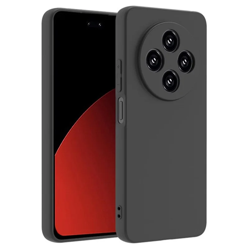 WANLONFENG MS Series for Xiaomi Poco C75 4G / Redmi 14R 5G / 14C 4G TPU Case Matte Back Cover with Tempered Glass