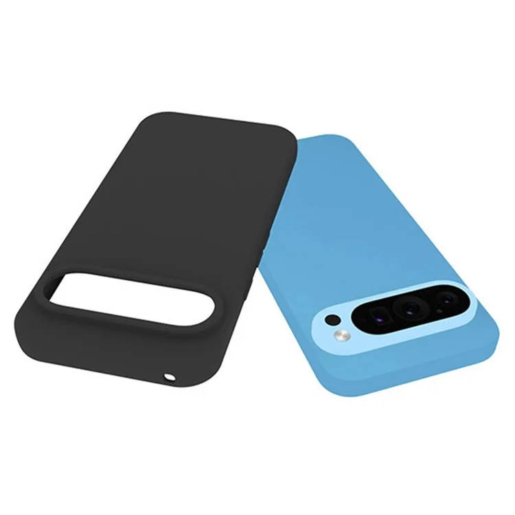 Серия Wanlonfeng MS Для Google Pixel 9 Pro / Pixel 9 TPU Case Matte Cover с Экраном Пленкой (Big Lins Hole)