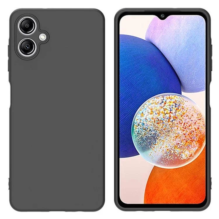 Wanlonfeng MS -serie Für Samsung Galaxy A06 TPU -hülle Matt Cover Mit Screenfilm (Big Lens Hole)