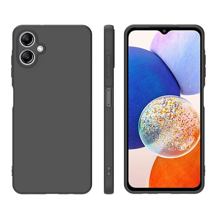 Wanlonfeng MS -serie Für Samsung Galaxy A06 TPU -hülle Matt Cover Mit Screenfilm (Big Lens Hole)
