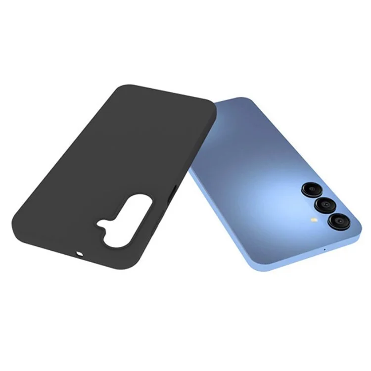 WANLONFENG MS Series for Samsung Galaxy A16 5G / A16 4G TPU Case Matte Cover with Screen Film (Big Lens Hole)