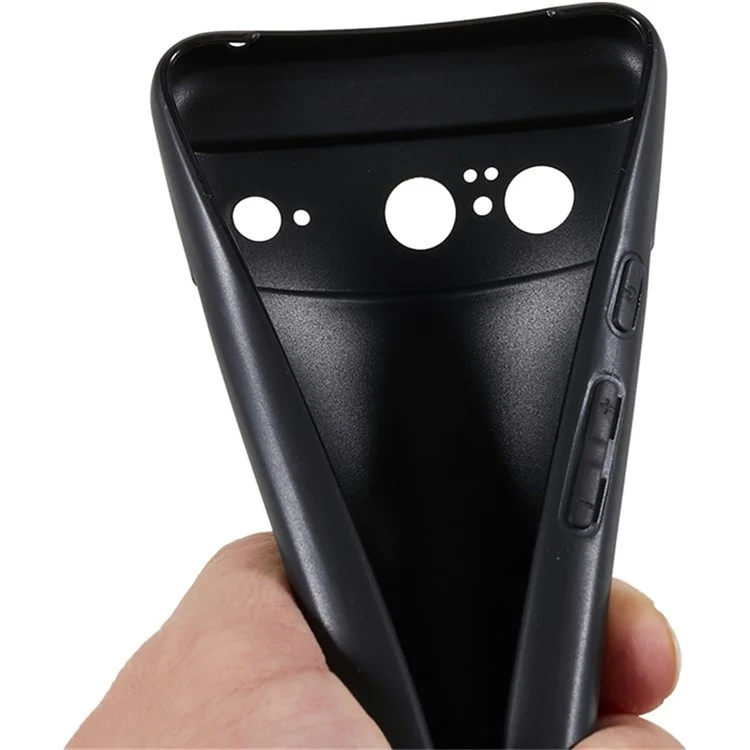 Serie Wanlonfeng MS Para Google Pixel 8 Case TPU Tapa Trasera Mate Con Vidrio Templado
