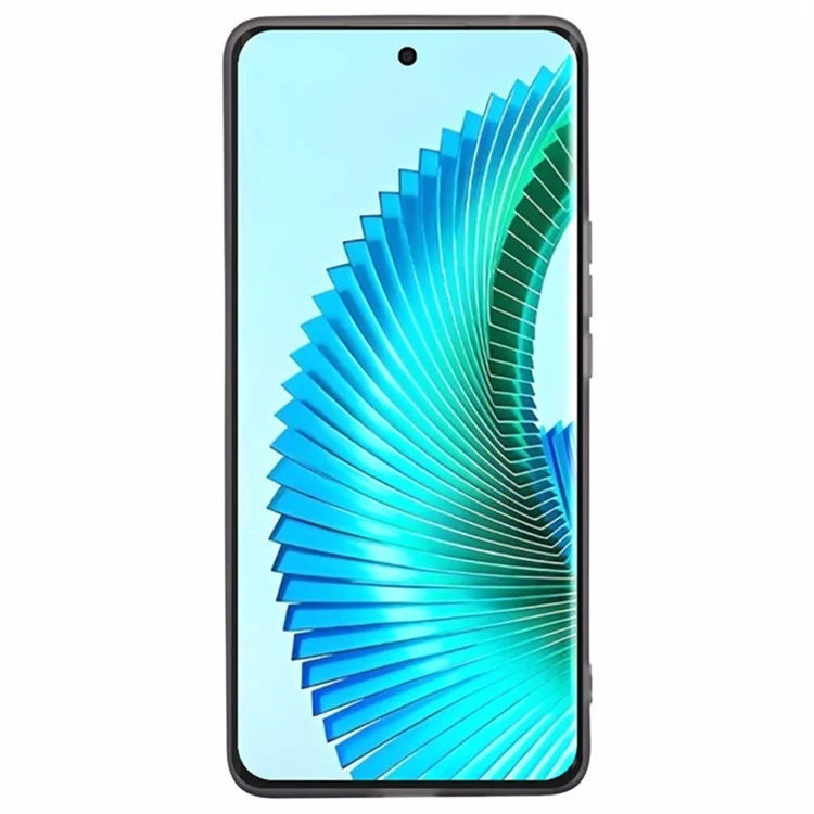 WANLONFENG DKSM Series for Honor X9b 5G TPU Case Electroplated Frame Phone Cover with Tempered Glass - Transparent Black