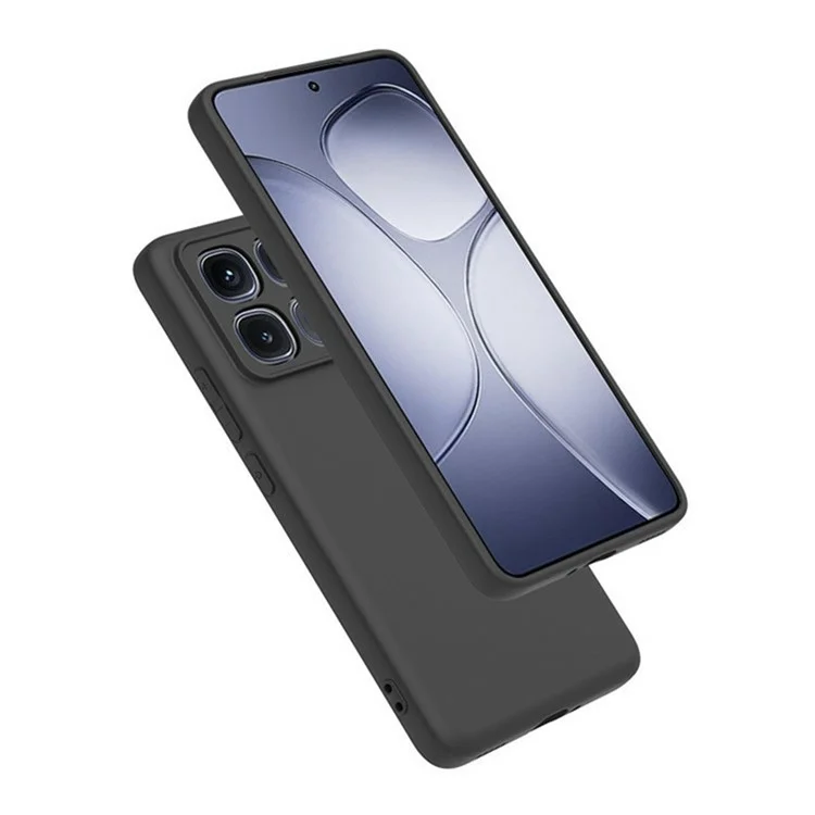 Wanlonfeng MS -serie Für Xiaomi Redmi K70 Ultra TPU -hülle Matt Zurück -abdeckung Mit Geschmittertem Glas