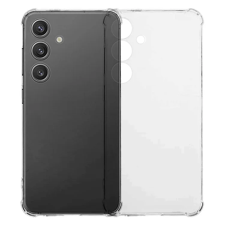 Kalebol KLB-TPU001 Для Samsung Galaxy S24 Case 1,5 мм TPU Прозрачная Крышка Для Противодействия Телефонам