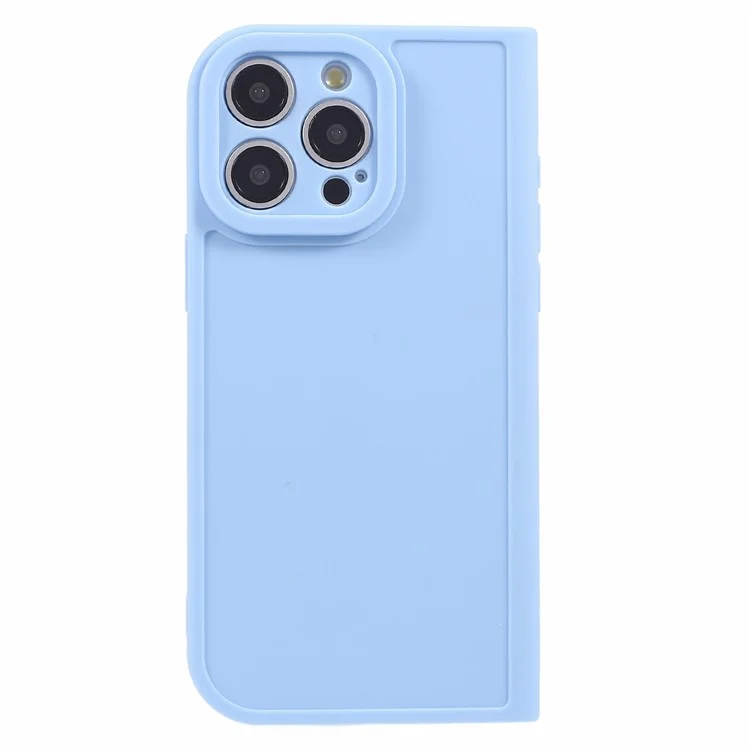 Serie HRX Para Iphone 14 Pro Case Diseño en Forma de Libro Matte TPU Telete Portada - Azul