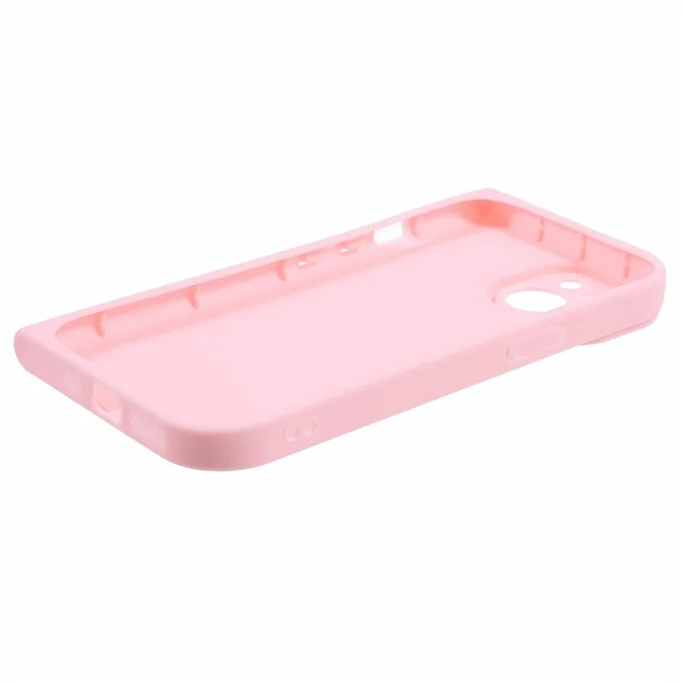 HRX Series for iPhone 14 Case Book-Shaped Design Matte TPU Phone Cover - Pink