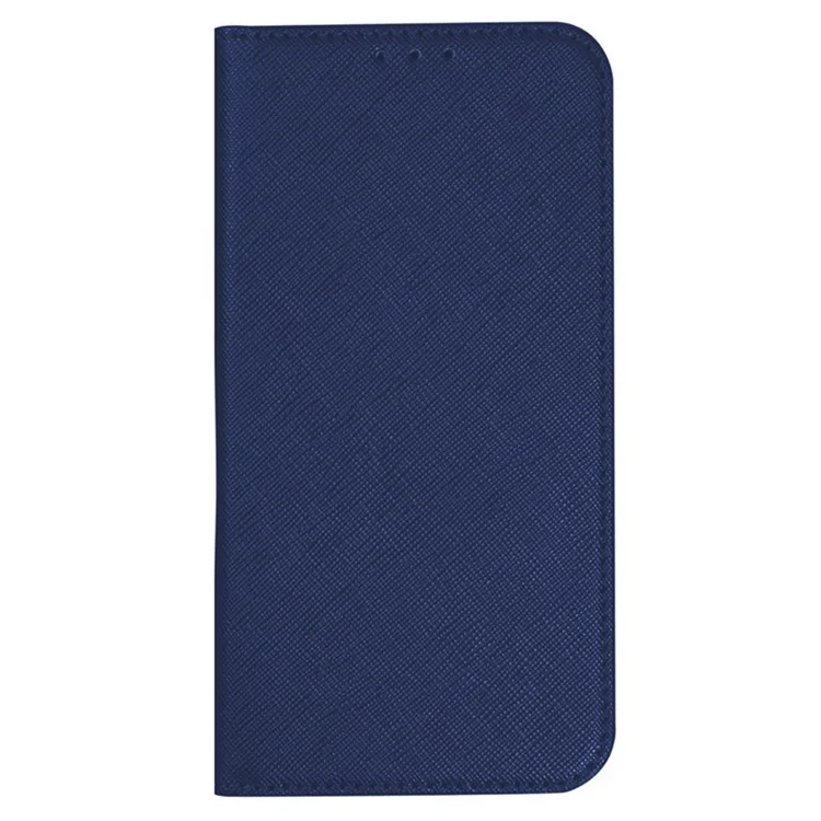 Para Realme GT 6 5G Case Textura Textura Capela Tape Hundend Magnet - Azul Escuro