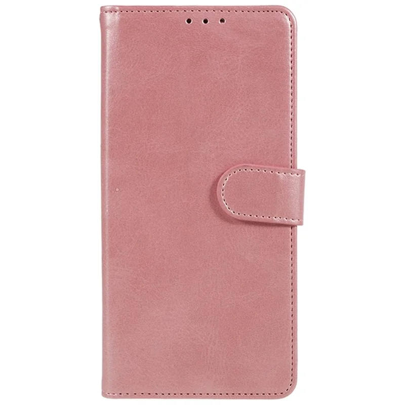 Para Honor X6b 4G Case PU PU Billetera Protectora de Protección de la Ternera Textura de la Pantorrilla - Oro Rosa