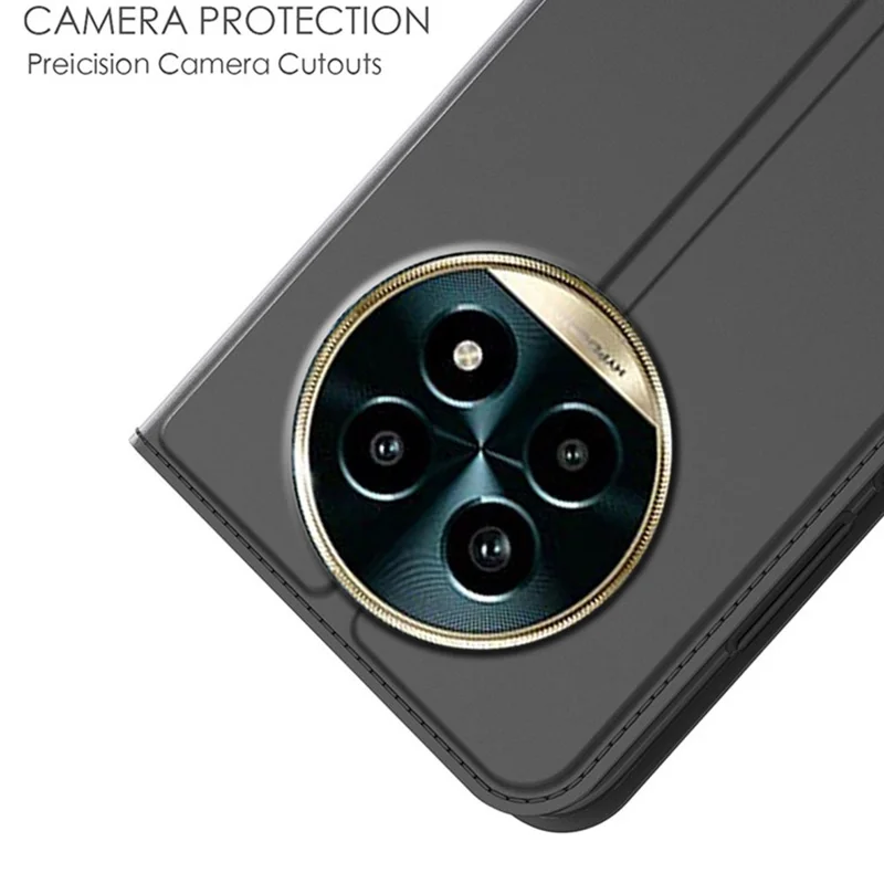 Pour le Royaume 13 Pro 5G Boîtier PU en Cuir PU Couverture de Téléphone Avec Support de Cartes Clôture Magnétique - Noir