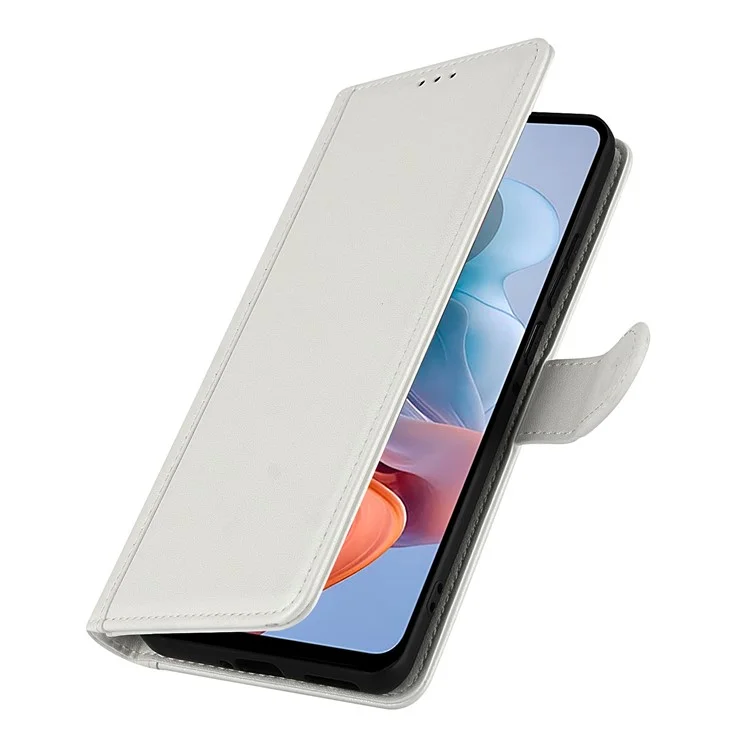 SY-003 Per Motorola Moto G04 4G / G24 4G Case PU in Pelle PU Visualizza Coperchio Del Polachet - Bianco