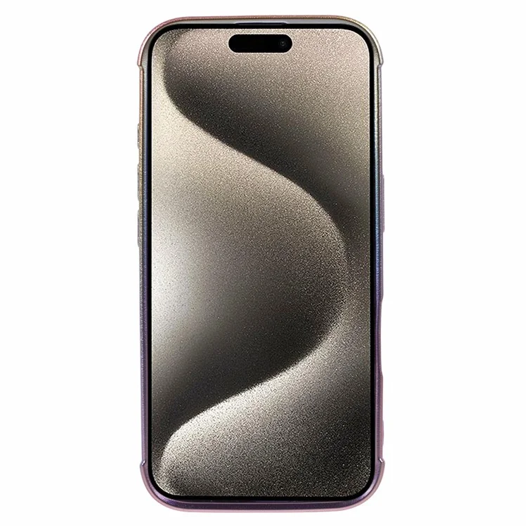 Para Iphone 16 Magnetic Case TPU Gradiente Cubierta de Teléfono Electroplacado - Vistoso