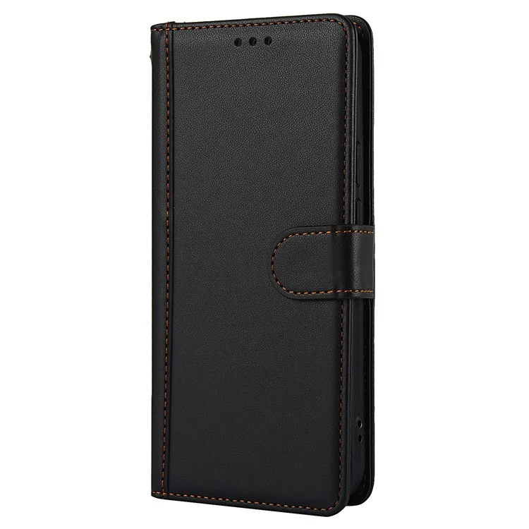 SY-003 Para Google Pixel 9 Pro / Pixel 9 Estojo pu PU Stand Stand Phone Phone Carting Com Alça de Mão - Preto
