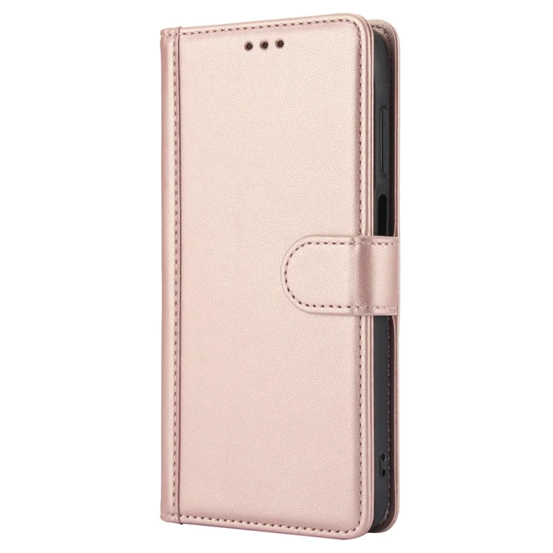 SY-003 Para Samsung Galaxy A25 5G (Global) (161.0 x 76.5 x 8.3 Mm) Case PU Telet de Cuero Con Correa Para la Mano - Rosa