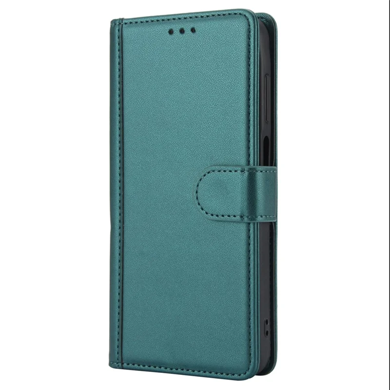 SY-003 Для Samsung Galaxy A05s 4G Case Case Leather Stand View Chothing Cople Cover с Ручным Ремнем - Зеленый