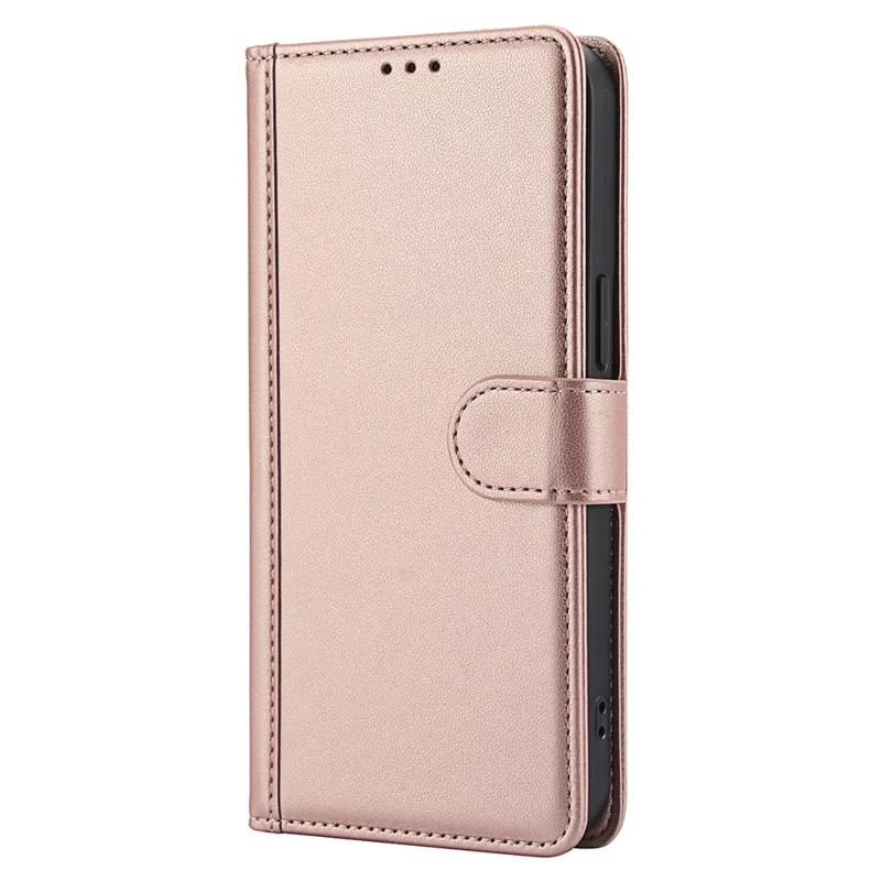 SY-003 Для Iphone 15 Pro Max Case Case Leather Stand View Chothing Cople Cover с Ручным Ремнем - Розовый