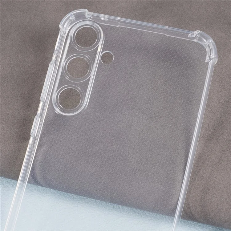 Funda para teléfono Samsung Galaxy M55 5G Caso mejorado de cuatro esquinas Funda TPU transparente