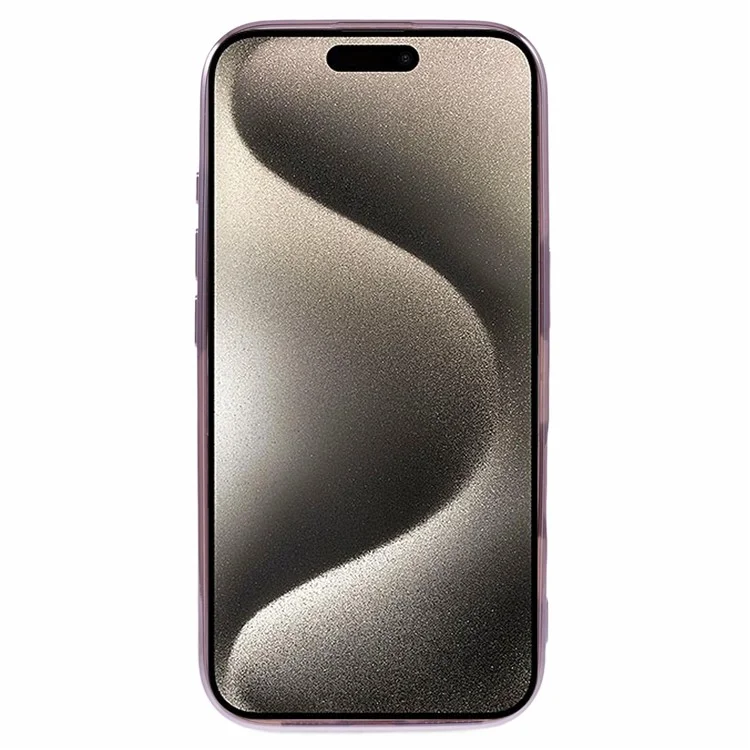 For iPhone 16 Case 3D Bling Stars Electroplating TPU Clear Phone Case - Pink