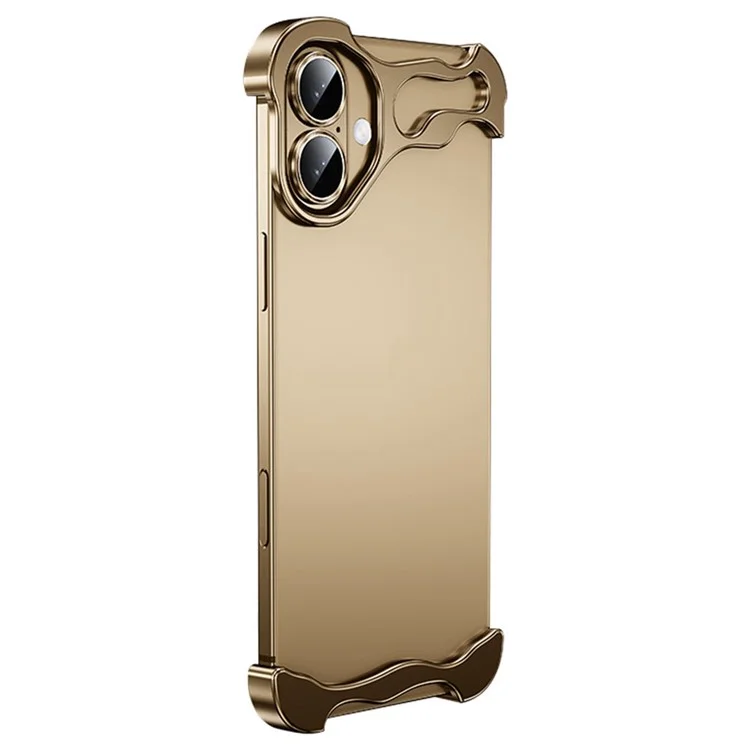 Pour Iphone 16 Bumper Bumper Metalless Habit Deproch Tocop - or