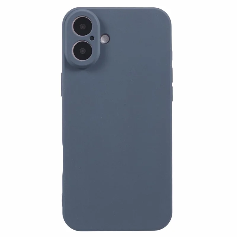 For iPhone 16 Case Matte TPU Non-Slip Protective Phone Cover - Grey
