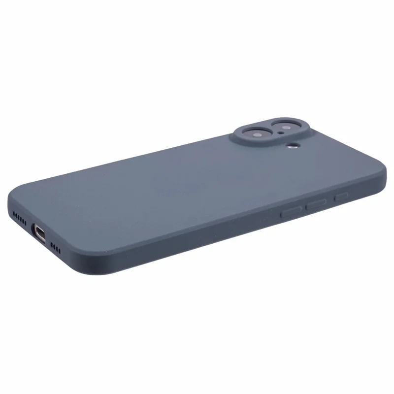 For iPhone 16 Case Matte TPU Non-Slip Protective Phone Cover - Grey