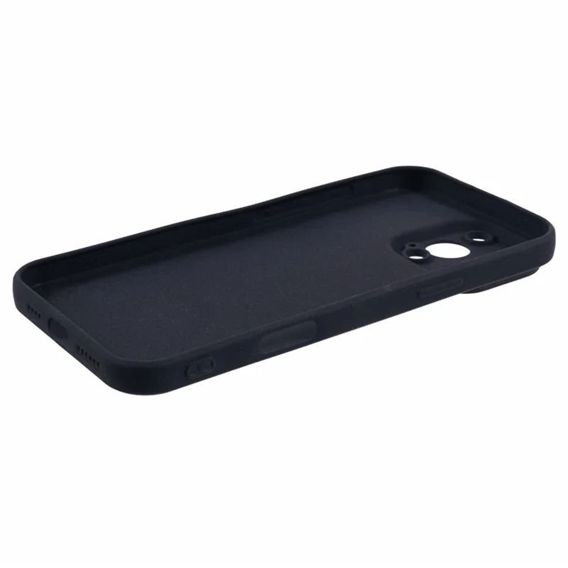 For iPhone 16 Pro Max Case Matte TPU Non-Slip Protective Phone Cover - Black