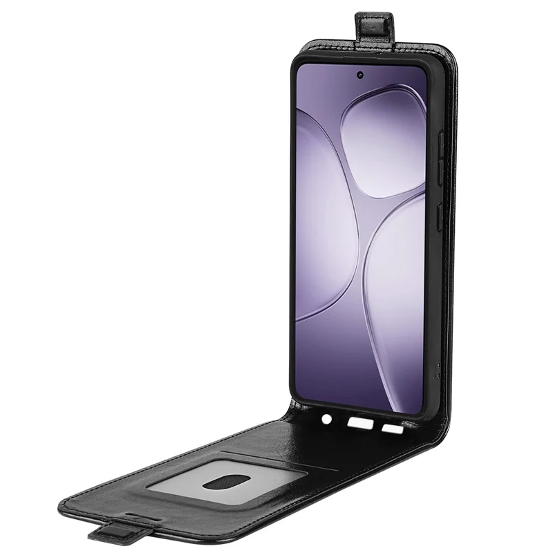 For Xiaomi 14T Pro Case with Card Slots Vertical Flip Leather Phone Cover - Black