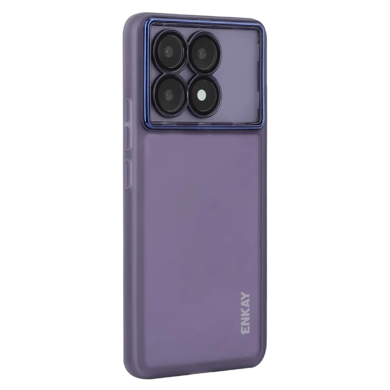 Enkay Hut Prince Für Xiaomi Redmi K70 Ultra Case Matte TPU Telefonabdeckung Mit Linsenfilm - Lila