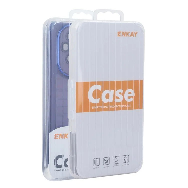 Enkay Hat Prince Pour Xiaomi Poco X6 Pro 5G / Redmi K70e 5g Couverture de Téléphone TPU Matte TPU Avec Film D'objectif - Violet