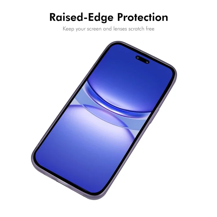 Enkay Hut Prince Für Huawei Nova 12 Pro 5G Case Matte TPU Telefon Cover Mit Linsenfilm - Lila