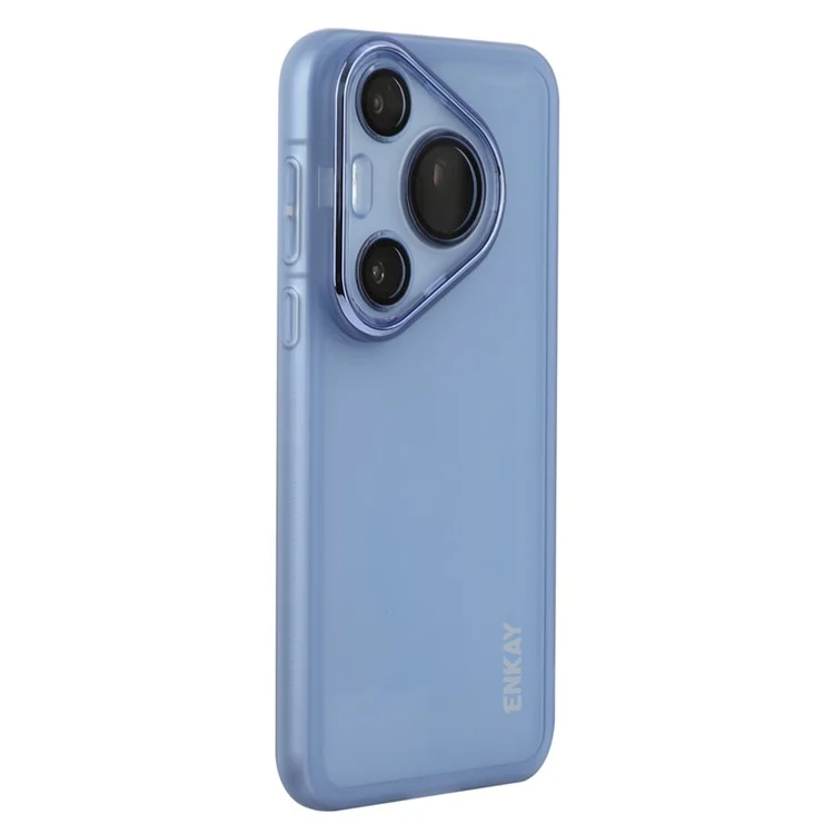 Enkay Hat Prince Per Huawei Pura 70 Pro+ / Copertina Del Telefono TPU Matte 70 Pro Case Con Pellicola di Lenti - Blu