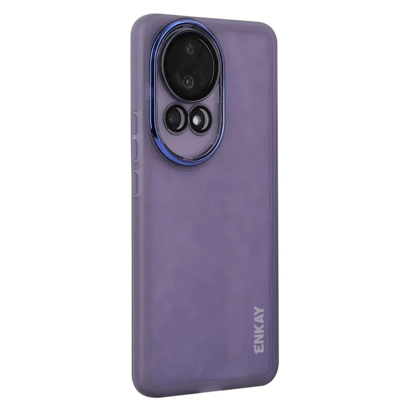 ENKAY HAT Prince Per Huawei Nova 12 5G Case Matte TPU Copertina Telefonica Con Film Per Lenti - Viola