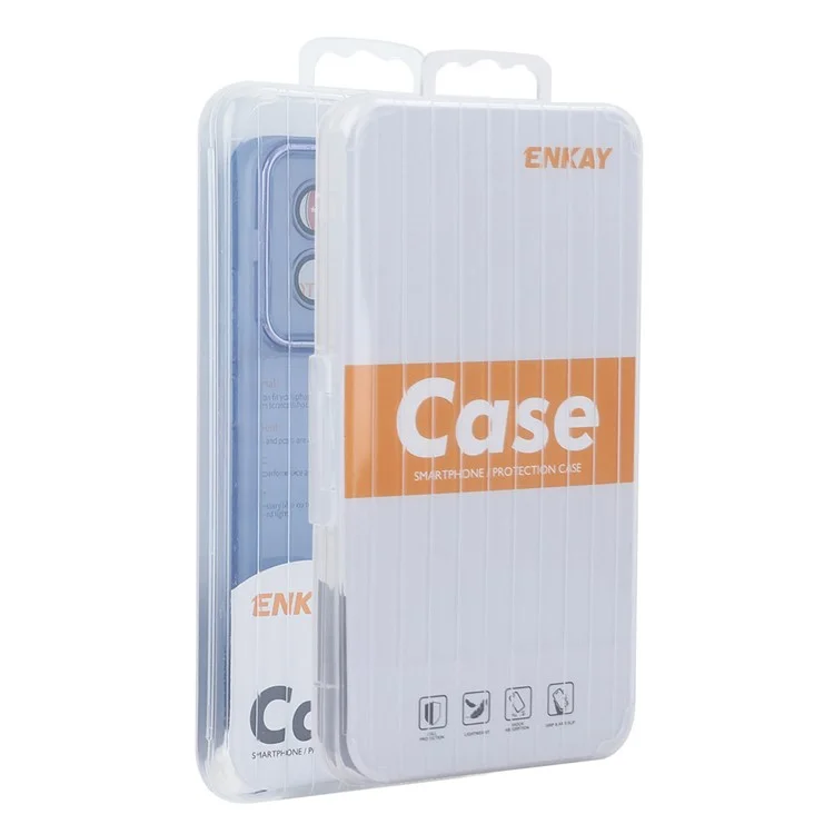 Enkay Hat Prince For Huawei Pura 70 Case Matte Tpu Phone Cope с Объективом - Синий