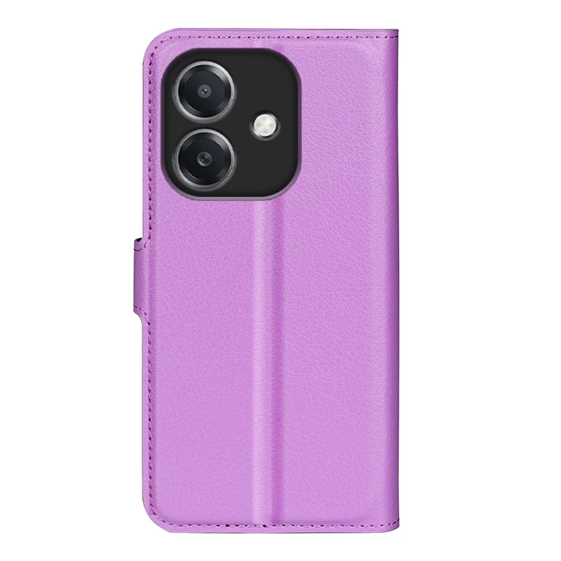 For Oppo A3x 5G / A3x 4G / A3 5G / A3 4G / A60 5G / A40 4G Case Litchi Texture Shockproof Leather Wallet Phone Cover - Purple