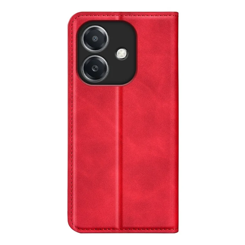 For Oppo A3x 5G / A3x 4G / A3 5G / A3 4G / A60 5G / A40 4G Case Skin-Touch Leather Wallet Phone Cover - Red