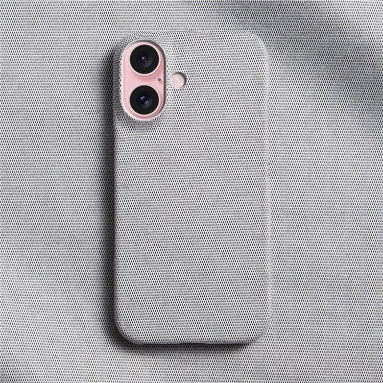 Для Iphone 16 Case Tratle Texture Antipcation Protective PC Phone Cope - Светло -серый