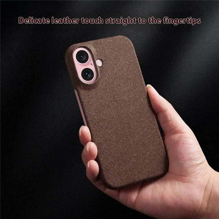 Для Iphone 16 Case Tratle Texture Antipcation Protective PC Phone Cope - Светло -серый