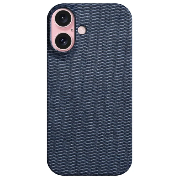 Para Iphone 16 Plus Case Texture Anti-Scratch Protective PC Cover Portada - Azul