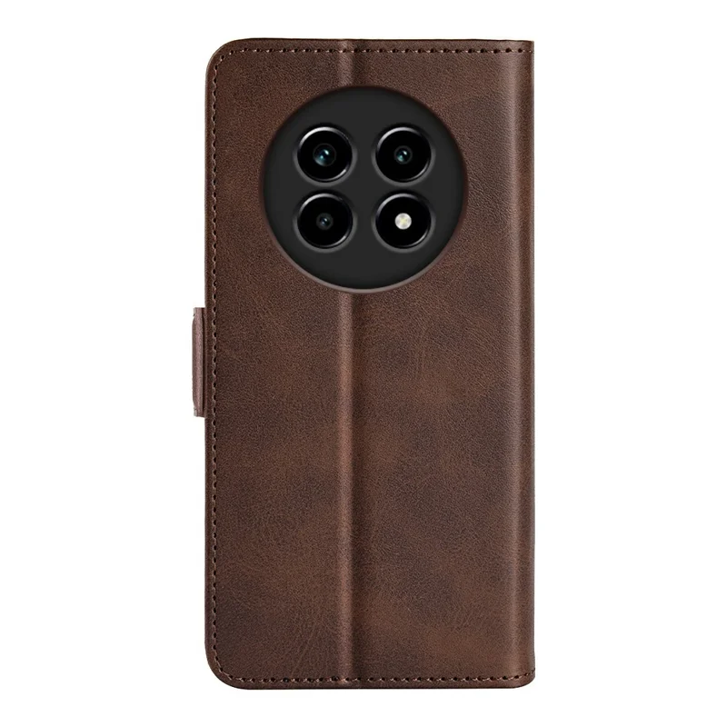 Per Realme 13 Pro 5G Stand Case Case Texture Wardlet Cover Del Portafoglio - Marrone