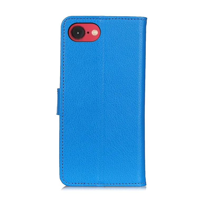 Per Iphone SE (2024) Wallet Case Petura PU Copertura Per Letto PU Copertura PU - Blu