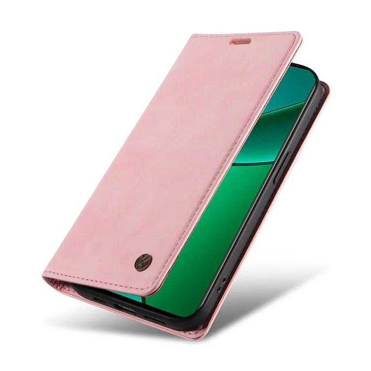 Yikatu YK-006 Pour Realme Narzo 70 5G / Narzo 70 Pro 5G / P1 5G / 12 4G / Couverture de Téléphone en Cuir en Cuir à Grains Litchi - Rose