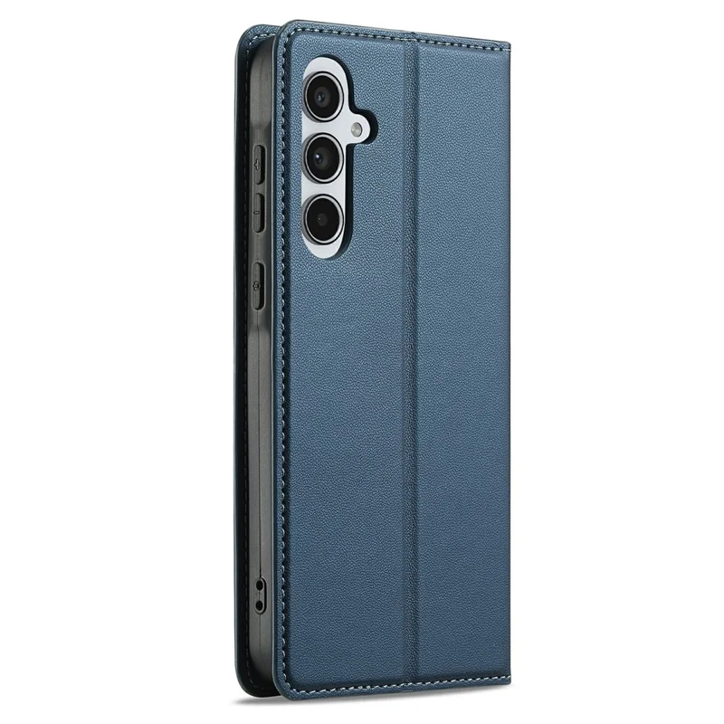 LC.IMEEKE L1 Series for Samsung Galaxy A16 5G / A16 4G Case PU Leather Wallet Stand Protective Phone Cover - Blue