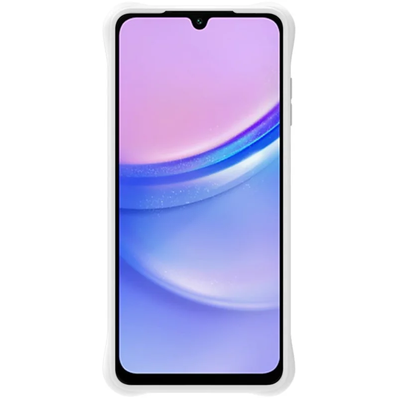 IMAK UC-6-serie til Samsung Galaxy A06 4G hylse med vanddråbe tekstur, anti-skridt, mat TPU-dæksel - Matt hvid