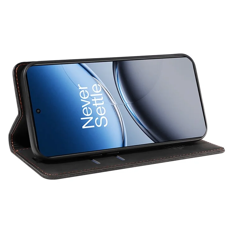 BETOPNICE 003 Für OnePlus Nord 4 Wallet Case Leder Handyhülle mit Ständer - Schwarz