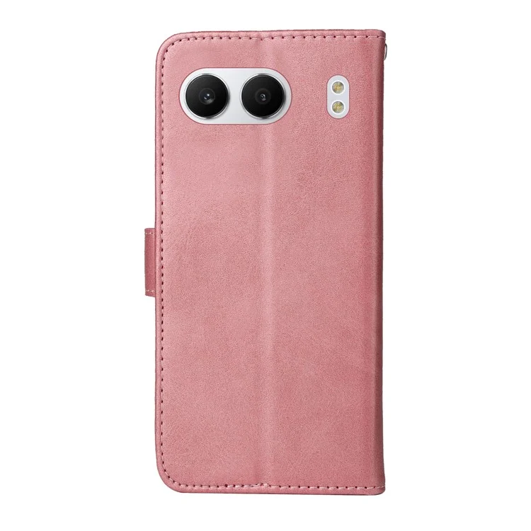 For OnePlus Nord 4 Case Wallet PU Leather Folio Flip Phone Cover - Pink