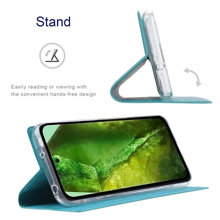 Vili DMX Series Для Google Pixel 9 Pro / Pixel 9 Case Card Slot PU - Синий